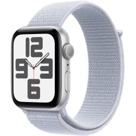 Смарт-часы Apple Watch SE (2024) 40mm Silver Aluminium Case with Blue Cloud Sport Loop (MXEE3)