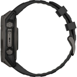 Смарт-часы Garmin Fenix 8 51mm Solar Sapphire (010-02907-11) Carbon Gray DLC Titanium with Black/Pebble Gray Silicone Band
