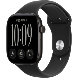 Смарт-часы Apple Watch Series 12 46mm Black Aluminum Case with Black Sport Band M/L