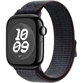 Ремешок Apple Watch 40mm Black/Blue Nike Sport Loop (MC1L4)