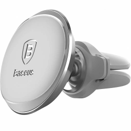 Автомобильный держатель Baseus Magnetic Air Vent Car Mount Holder (SUGX-A0S) Silver