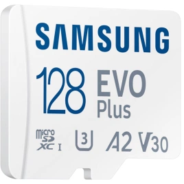 Карта памяти Samsung EVO Plus 128GB MicroSDXC Class 10/UHS-I U3 (MB-MC128SA)
