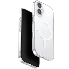 Чехол Uniq AirSuit Ultra Slim Case with MagClick для iPhone 17 Glossy Clear/White