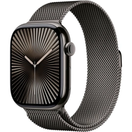 Ремешок Apple Watch 46mm Slate Stainless Steel Milanese Loop S/M (MC7L4)