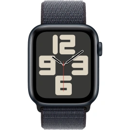 Смарт-часы Apple Watch SE (2024) 40mm Midnight Aluminium Case with Ink Sport Loop (MXEA3)