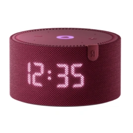 Умная колонка Яндекс Станция Мини 2 с часами, Красный гранат