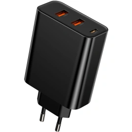 Сетевое зарядное устройство Baseus 18W Dual USB-A/USB-C CCFS-G01 Black