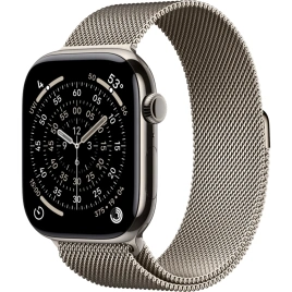 Смарт-часы Apple Watch Series 11 46mm Natural Titanium Case with Natural Milanese Loop M/L