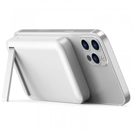 Внешний аккумулятор WiWU Snap Cube Magsafe Wireless Charge SC 10000 mAh White