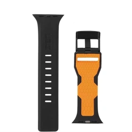 Ремешок UAG Civilian Strap 45mm Apple Watch Black/Orange (19148D114097)