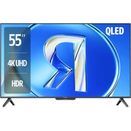 Телевизор Яндекс ТВ Станция Бейсик QLED с Алисой 55" (YNDX-00080)