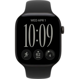 Смарт-часы Apple Watch Series 12 42mm Black Aluminum Case with Black Sport Band M/L