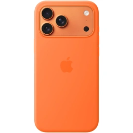 Чехол Apple Silicone Case with MagSafe для iPhone 17 Pro Orange