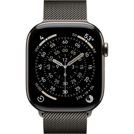Смарт-часы Apple Watch Series 11 42mm Natural Titanium Case with Slate Milanese Loop