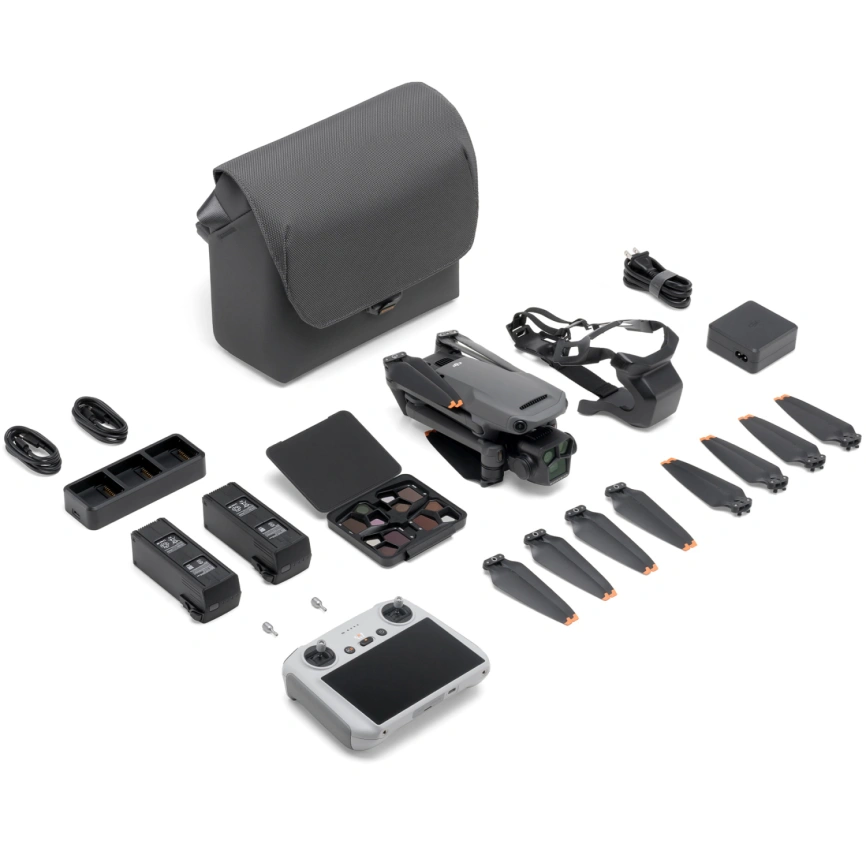 Квадрокоптер DJI Mavic 3 Pro Fly More Combo (DJI RC) Gray фото 2