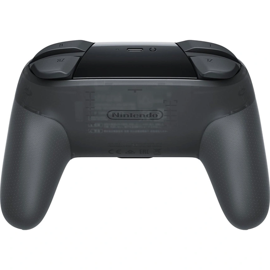 Джойстик беспроводной Nintendo Switch Pro Controller Black фото 2