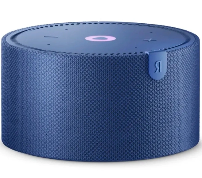 Умная колонка Яндекс Станция Мини 2 без часов, Синий сапфир фото 1