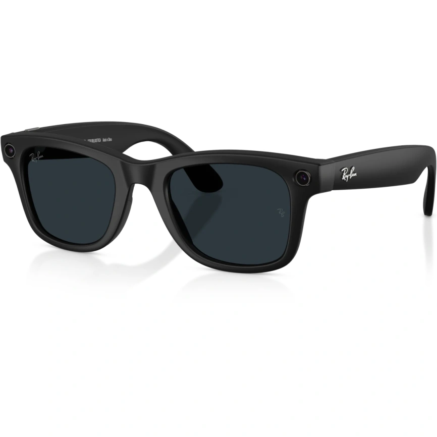 Умные очки Ray-Ban Wayfarer (Gen 2) Matte Black/Transitions (RW4012) M Grey фото 1