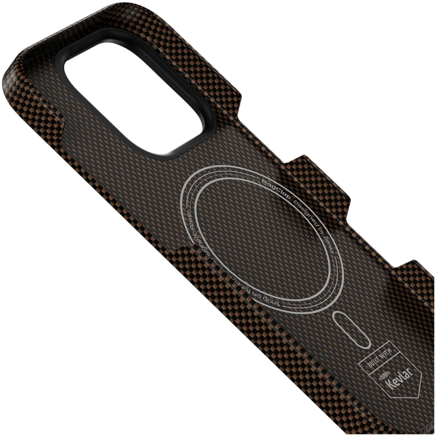 Чехол Benks ArmorTint Case built with Kevlar для iPhone 16 Pro Gold фото 4