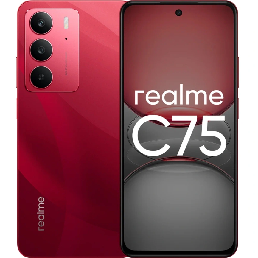 Смартфон Realme C75 8/128Gb Ruby Red фото 7