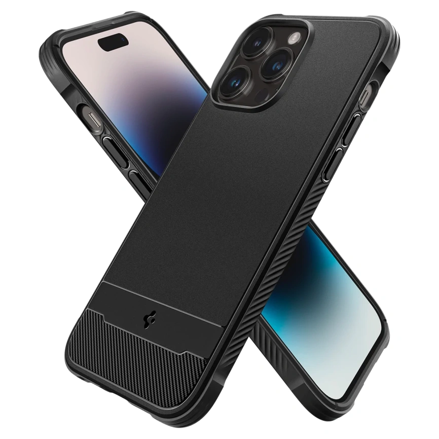 Чехол Spigen Rugged Armor MagFit для iPhone 14 Pro Max (ACS04812) Black фото 1