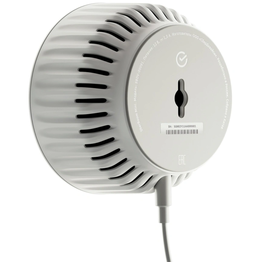 Умная колонка Sber SberBoom Mini с голосовым помощником Салют White фото 4