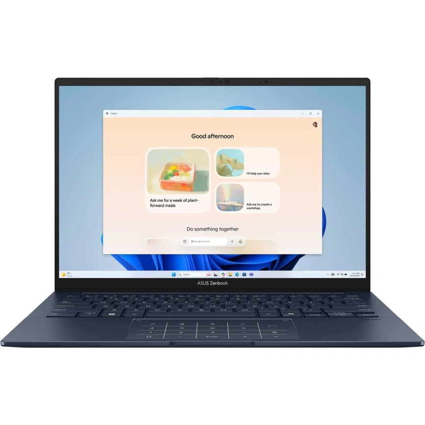 Ноутбук ASUS Zenbook 14 UX3405CA-PP679 14 OLED/ i9-285H Ultra/32GB/1TB SSD (90NB14W1-M01090) Ponder Blue фото 2