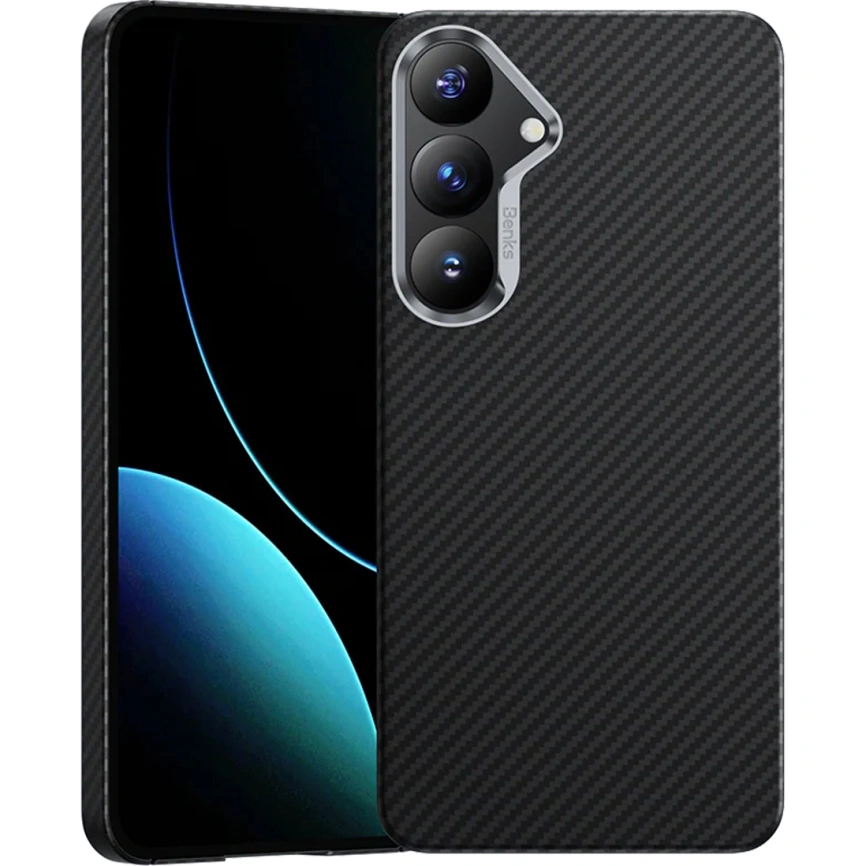 Чехол Benks ArmorAir Case built with Kevlar 600D для Samsung Galaxy S25 Plus Black фото 6