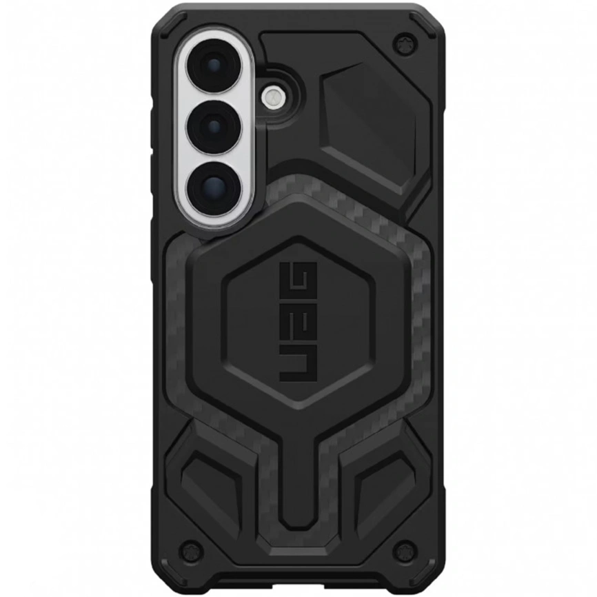 Чехол UAG Monarch Pro Case with MagSafe для Samsung Galaxy S26 Carbon Fiber (214515114242) фото 1