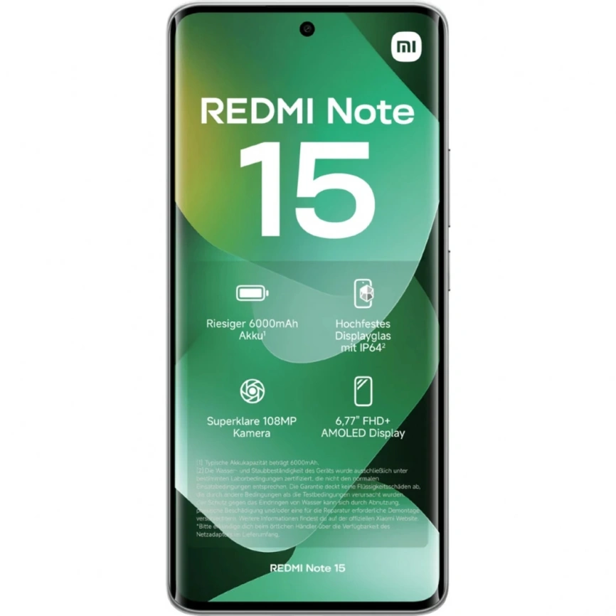 Смартфон Xiaomi Redmi Note 15 4G 8/256Gb Forest Green Global Version фото 5
