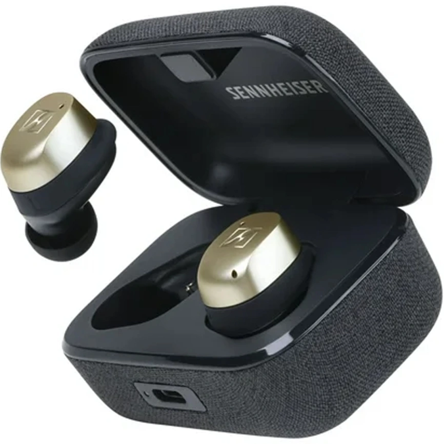 Наушники Sennheiser Momentum True Wireless 4 Black Gold фото 4