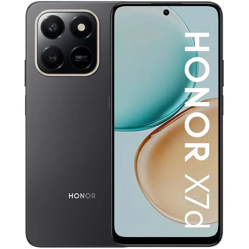 Смартфон Honor X7d 8/512Gb Velvet Black фото 1