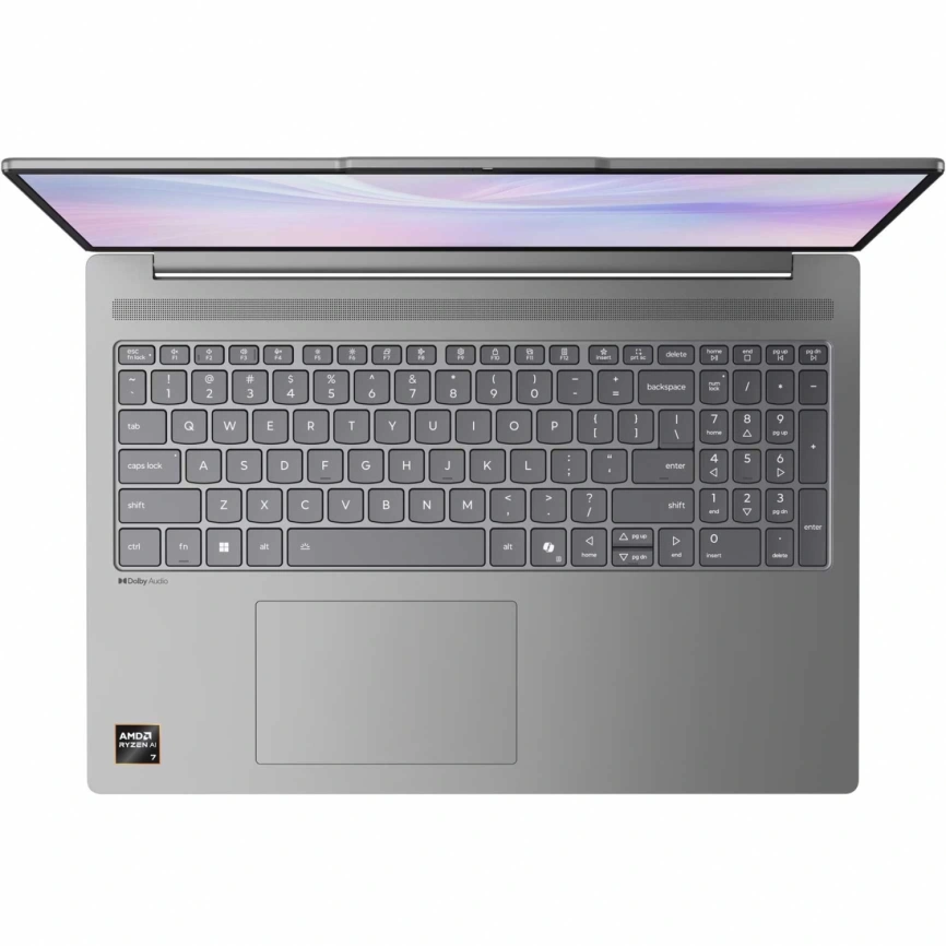 Ноутбук Lenovo IdeaPad Slim 5 16AKP10 16 OLED/ R7 AI 350/16Gb/512Gb SSD (83HY000RRK) Luna Grey фото 5