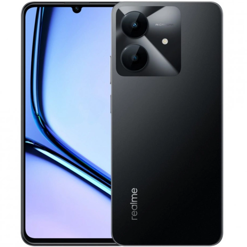 Смартфон Realme Note 60x 3/64Gb Marble Black фото 1