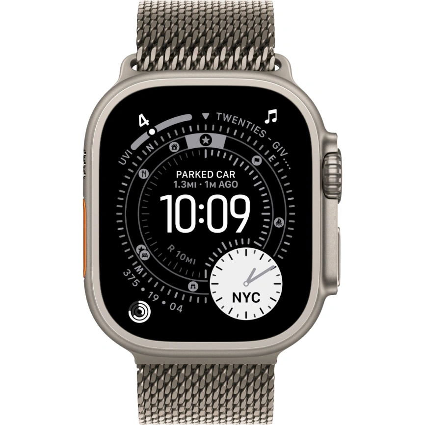 Смарт-часы Apple Watch Ultra 3 (2025) 49mm Natural Titanium Case with Natural Titanium Milanese Loop L фото 3