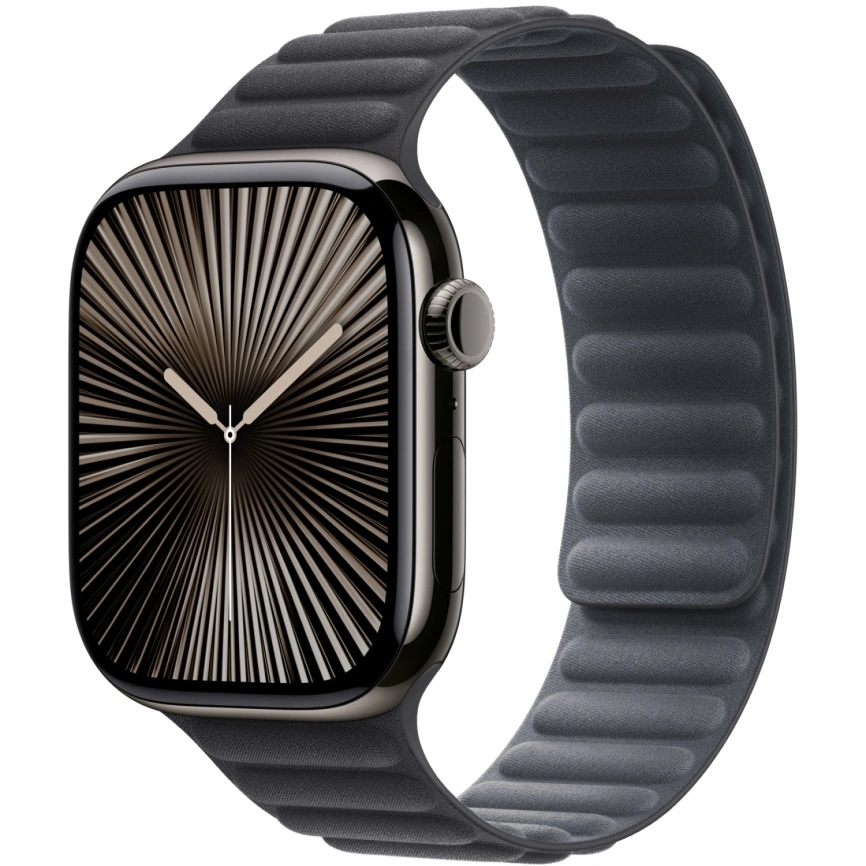 Ремешок Apple Watch 46mm Black Magnetic Link M/L фото 2