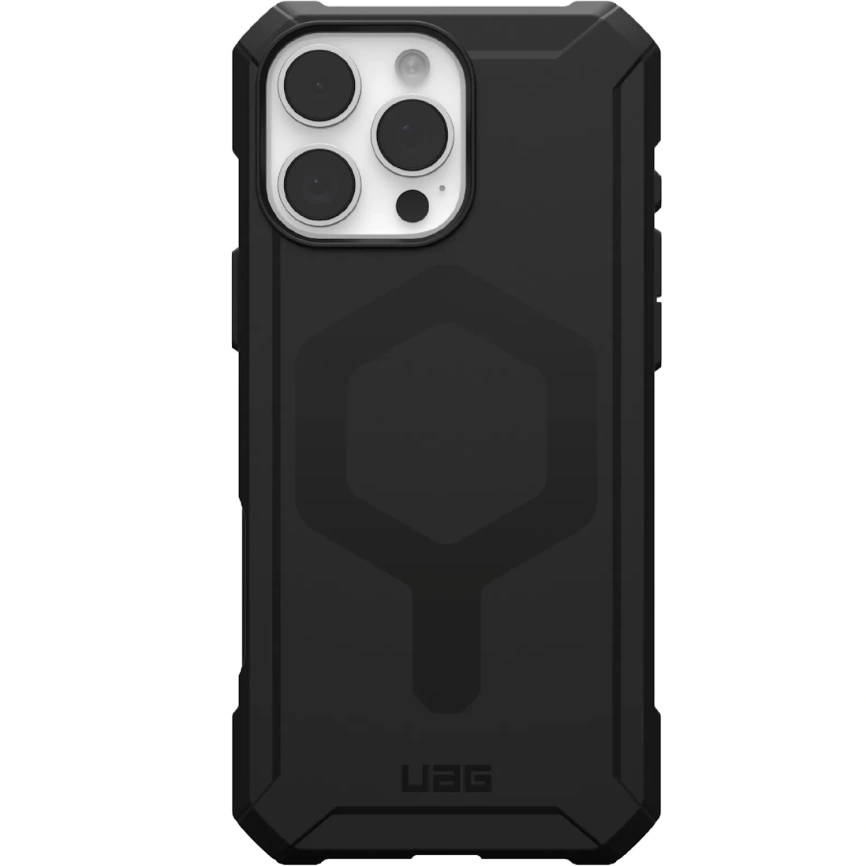 Чехол UAG MagSafe Essential Armor для iPhone 16 Pro Black фото 1