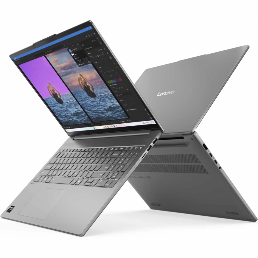 Ноутбук Lenovo IdeaPad Slim 5 16AKP10 16 OLED/ R7 AI 350/16Gb/512Gb SSD (83HY000RRK) Luna Grey фото 3