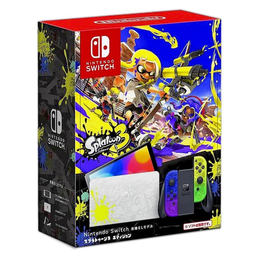 Игровая приставка Nintendo Switch OLED 64GB Splatoon 3 Edition фото 6