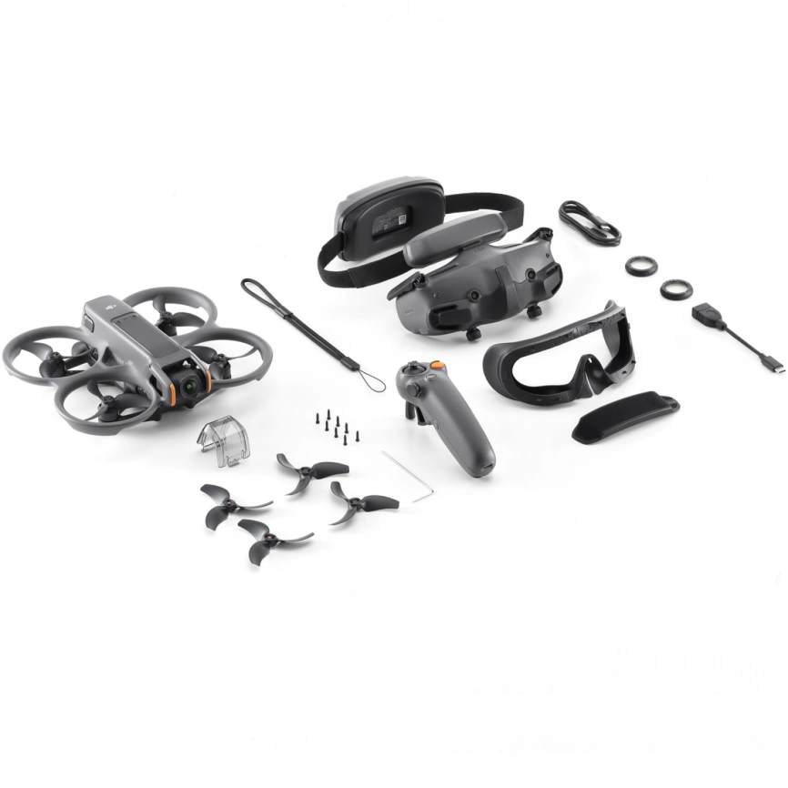 Квадрокоптер DJI Avata 2 Fly More Combo (Single Battery) Gray фото 2