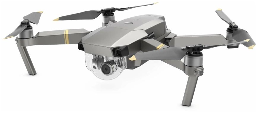 Квадрокоптер DJI Mavic Pro Platinum (6958265152870) Gray фото 3
