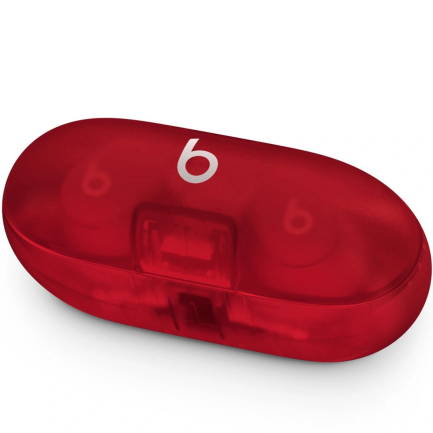 Наушники Beats Solo Buds Transparent Red фото 5
