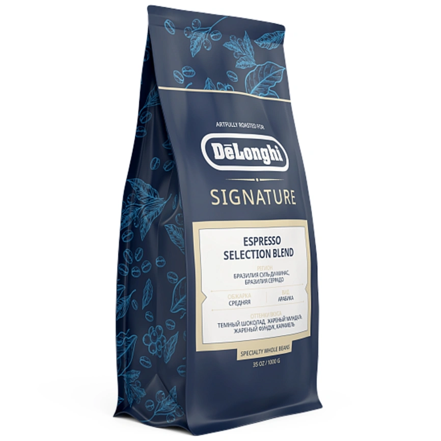 Кофе зерновой DeLonghi Espresso Blend 1 Kg фото 2