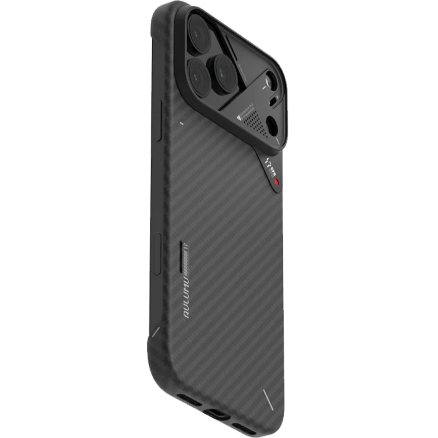 Чехол Aulumu A17 Aramid Fiber Case with MagSafe для iPhone 17 Pro Black фото 6