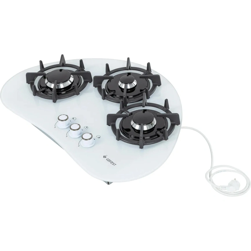 Газовая варочная панель Gefest СГ СН 2120 К6 White фото 3