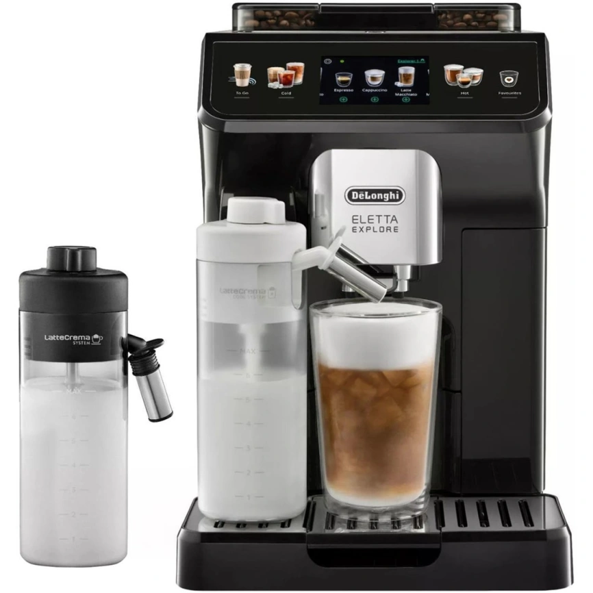 Кофемашина DeLonghi Dinamica Eletta Explore ECAM450.55.G Black фото 1
