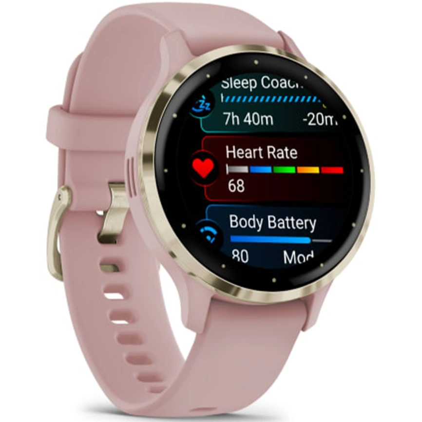 Умные часы Garmin Venu 3s (010-02785-03) 41mm Soft Gold фото 5