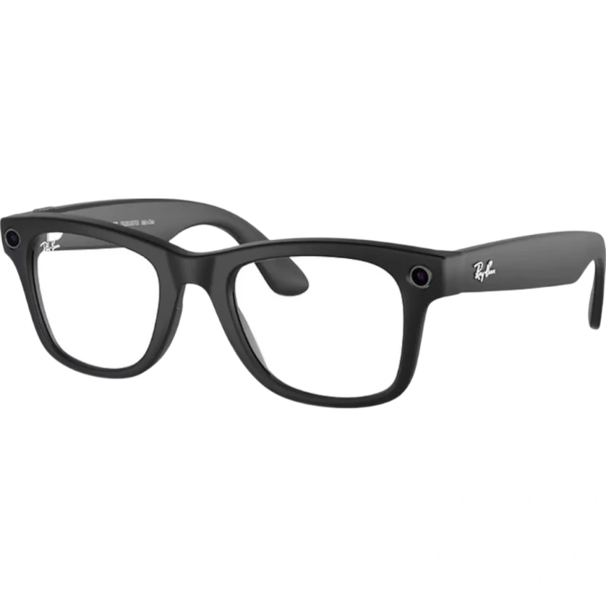 Умные очки Ray-Ban Wayfarer Matte Black/Transitions (RW4006) M Graphite Green фото 2