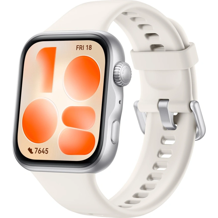 Смарт-часы Huawei Watch Fit 5 White Fluoroelastomer Strap/White (55020HUE) фото 1