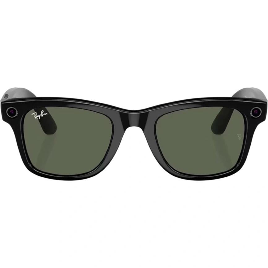 Умные очки Ray-Ban Wayfarer Matte Black/Transitions (RW4006) L Graphite Green фото 5